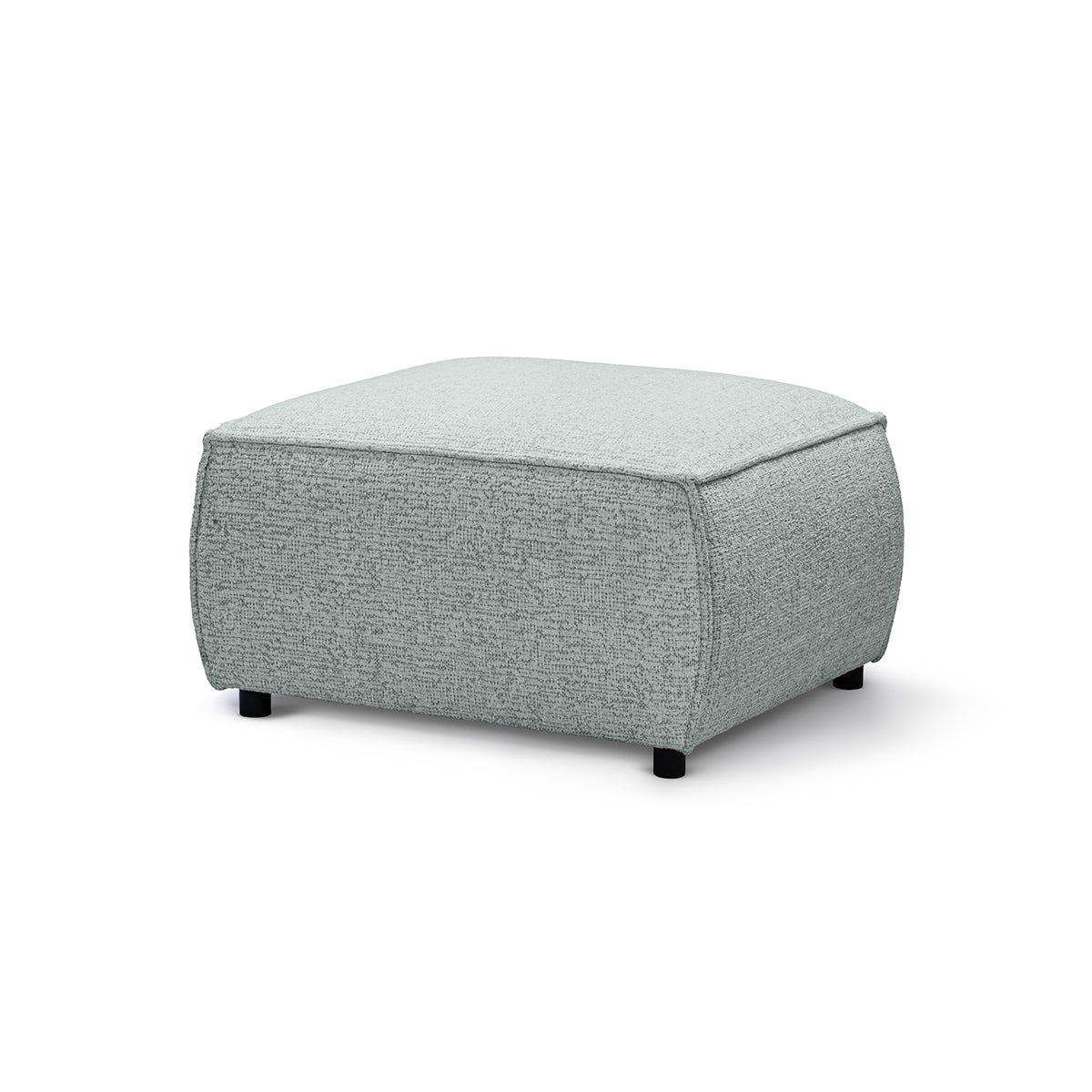 Brick Pouffe 94x40 cm, Modern Style – Emerald Gray (BELLA 35)