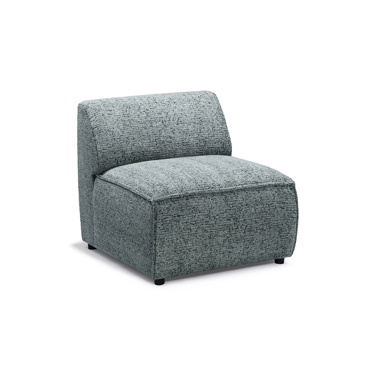 BRICK Modular Sofa Universal S Module – Emerald Gray (BELLA 35)