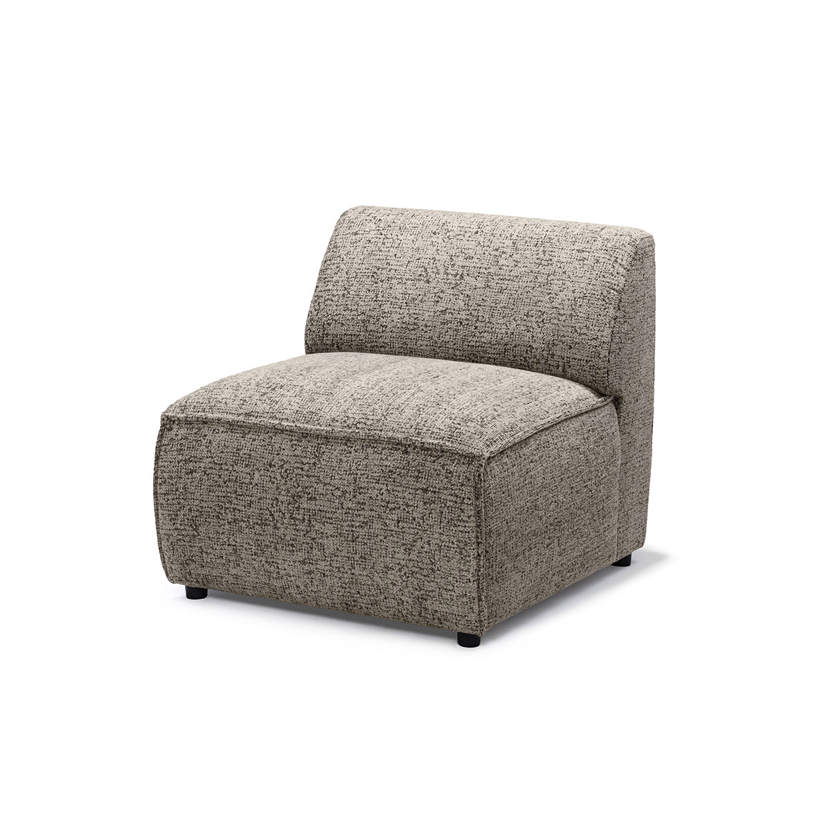 BRICK Modular Corner Sofa – Module S, Left, Muted Linen (BELLA 60)