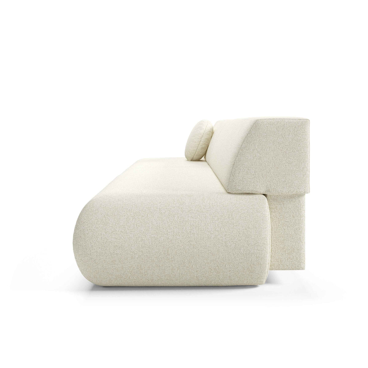 Puentro Sofa Bed 140x200 with Storage, Modern Style – side view