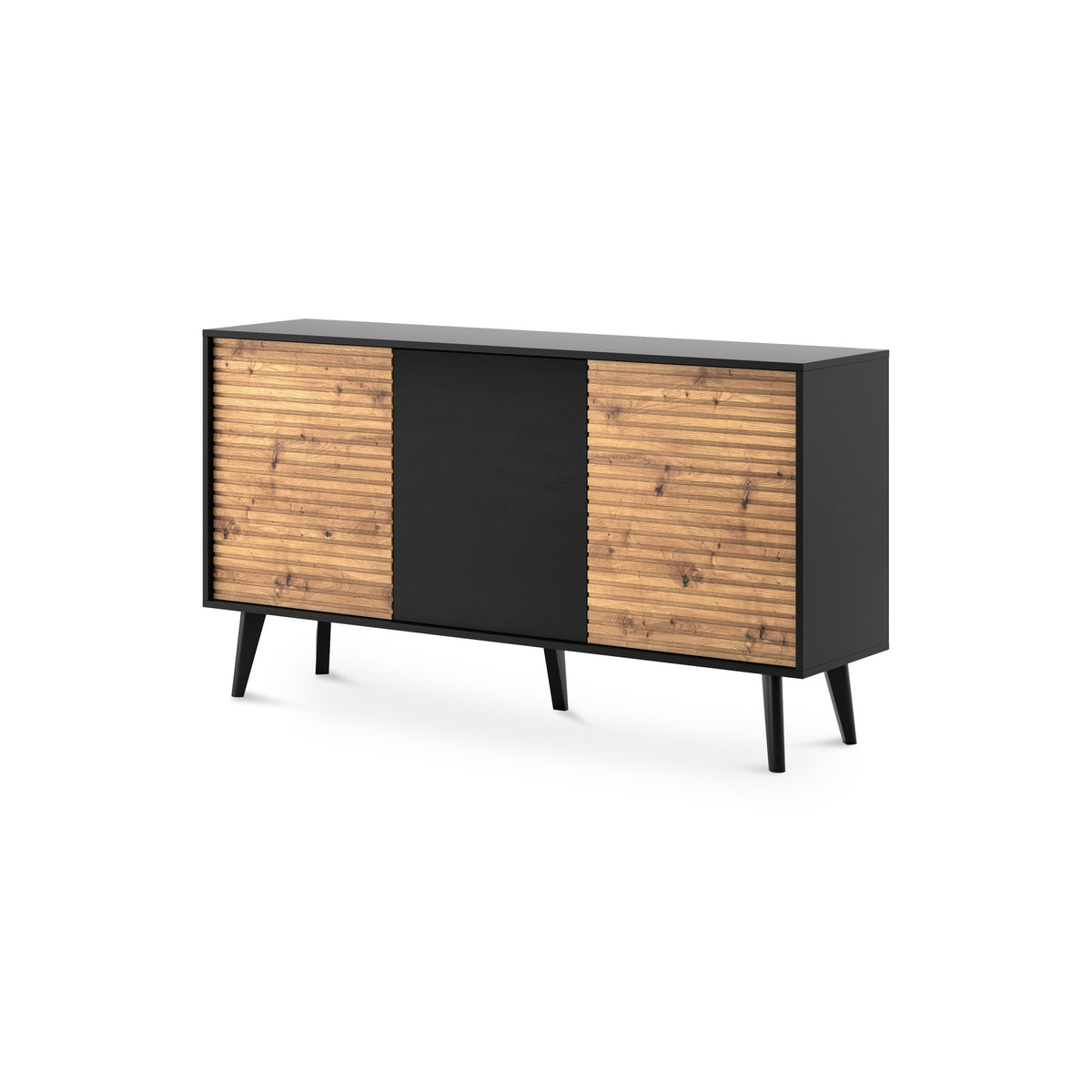 Las Sideboard with Doors 154x83, Industrial Style – main photo | Pillovely