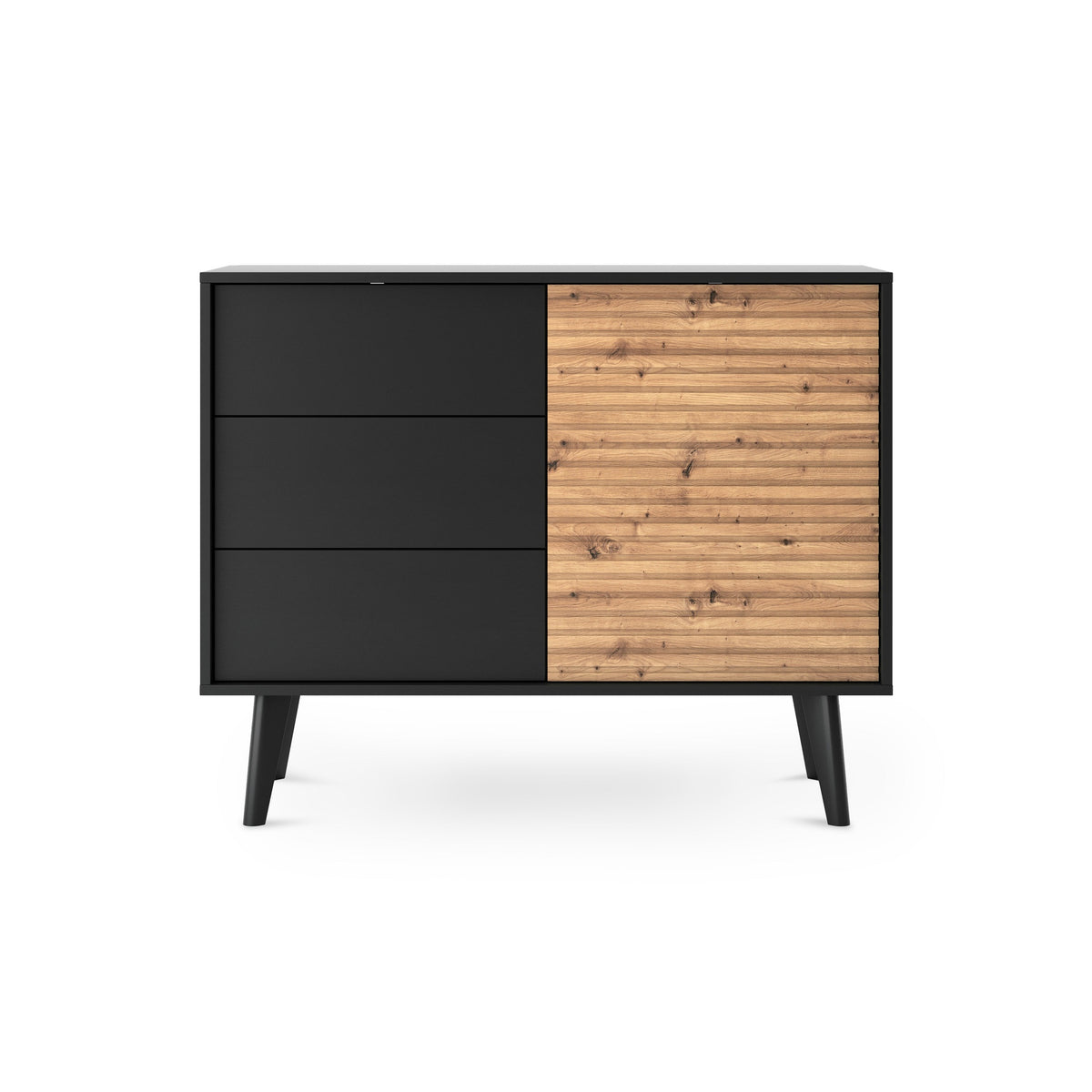 Las Sideboard with Drawers and Doors 104x83, Industrial Style – photo 3