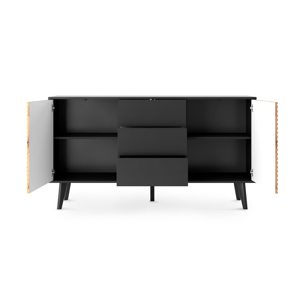 Las Sideboard with Drawers and Doors 154x83, Loft Style – photo 4