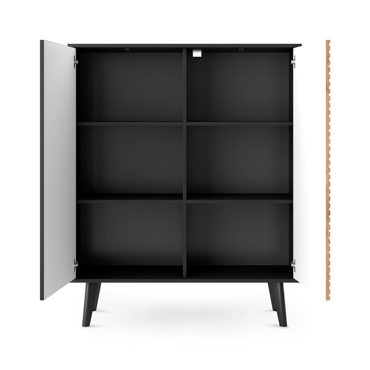 Las Sideboard with Doors 104x125, Industrial Style – photo 4