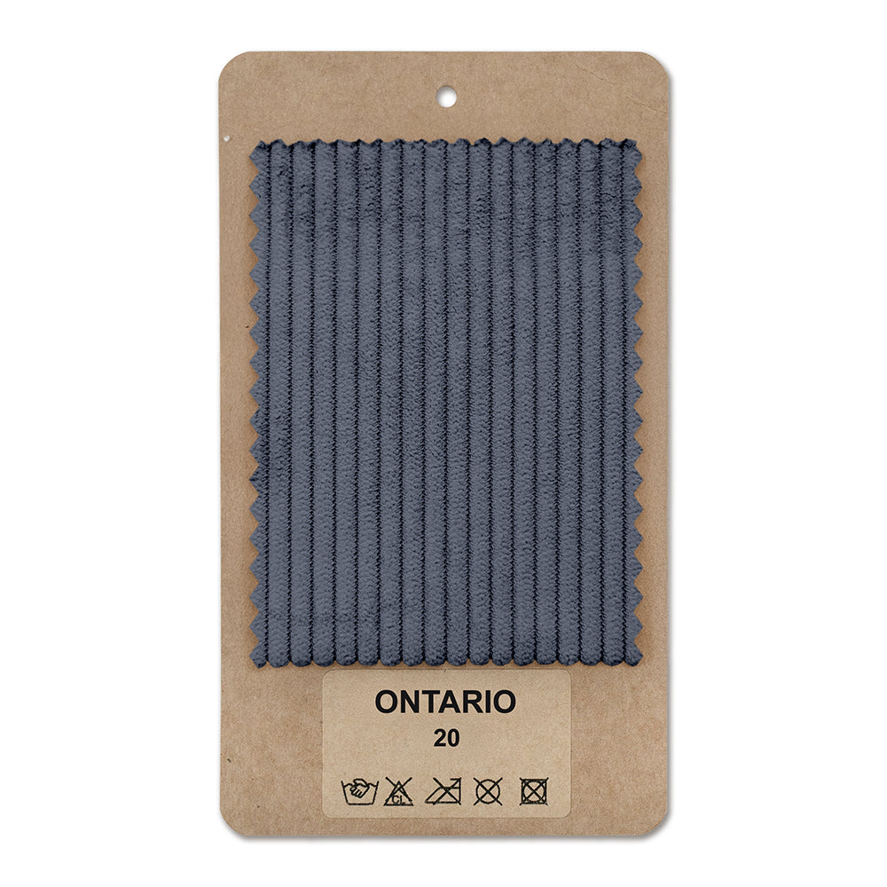 Fabric sample ONTARIO Black Graphite (ONTARIO 20)