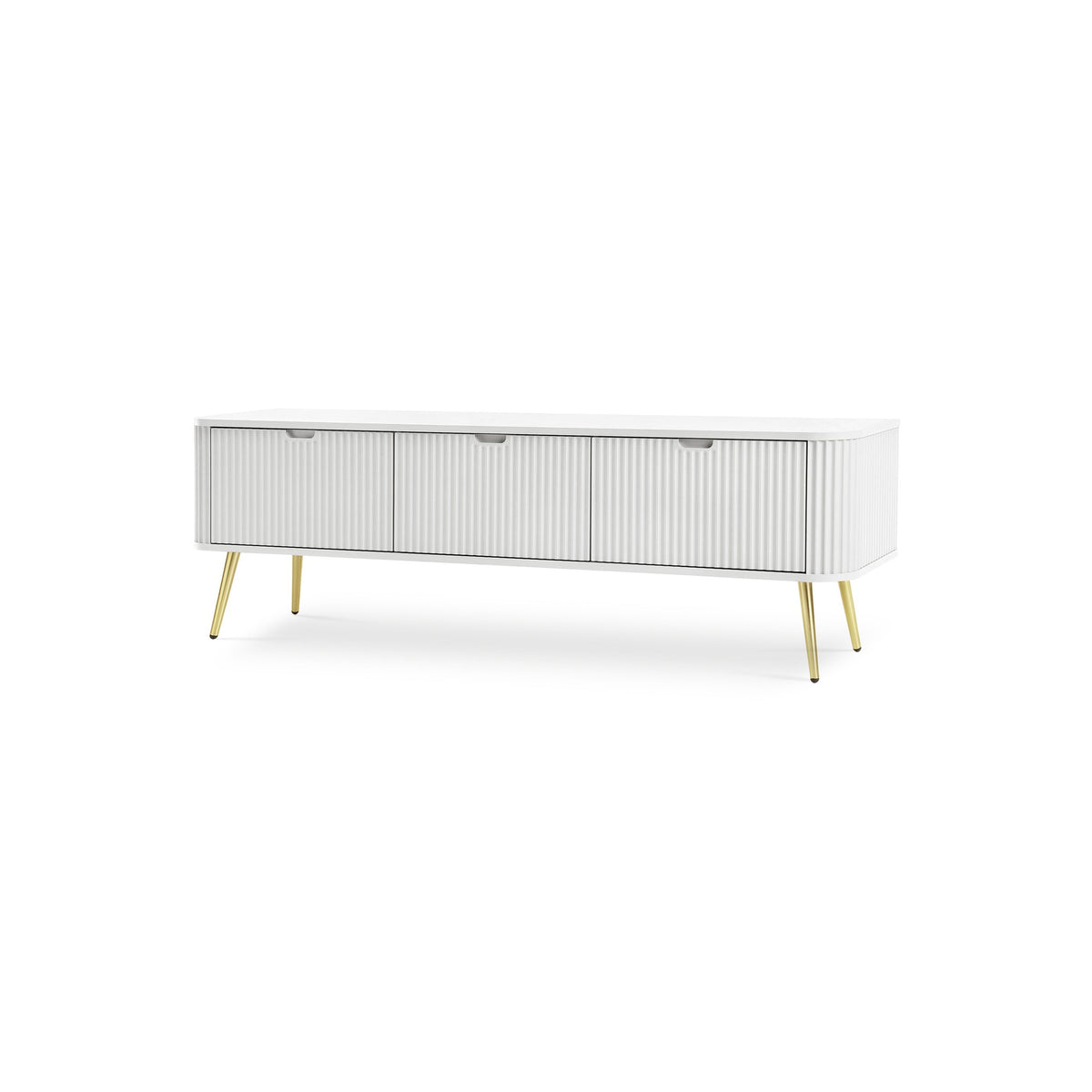 Eva TV Unit 168x57 – White, Golden