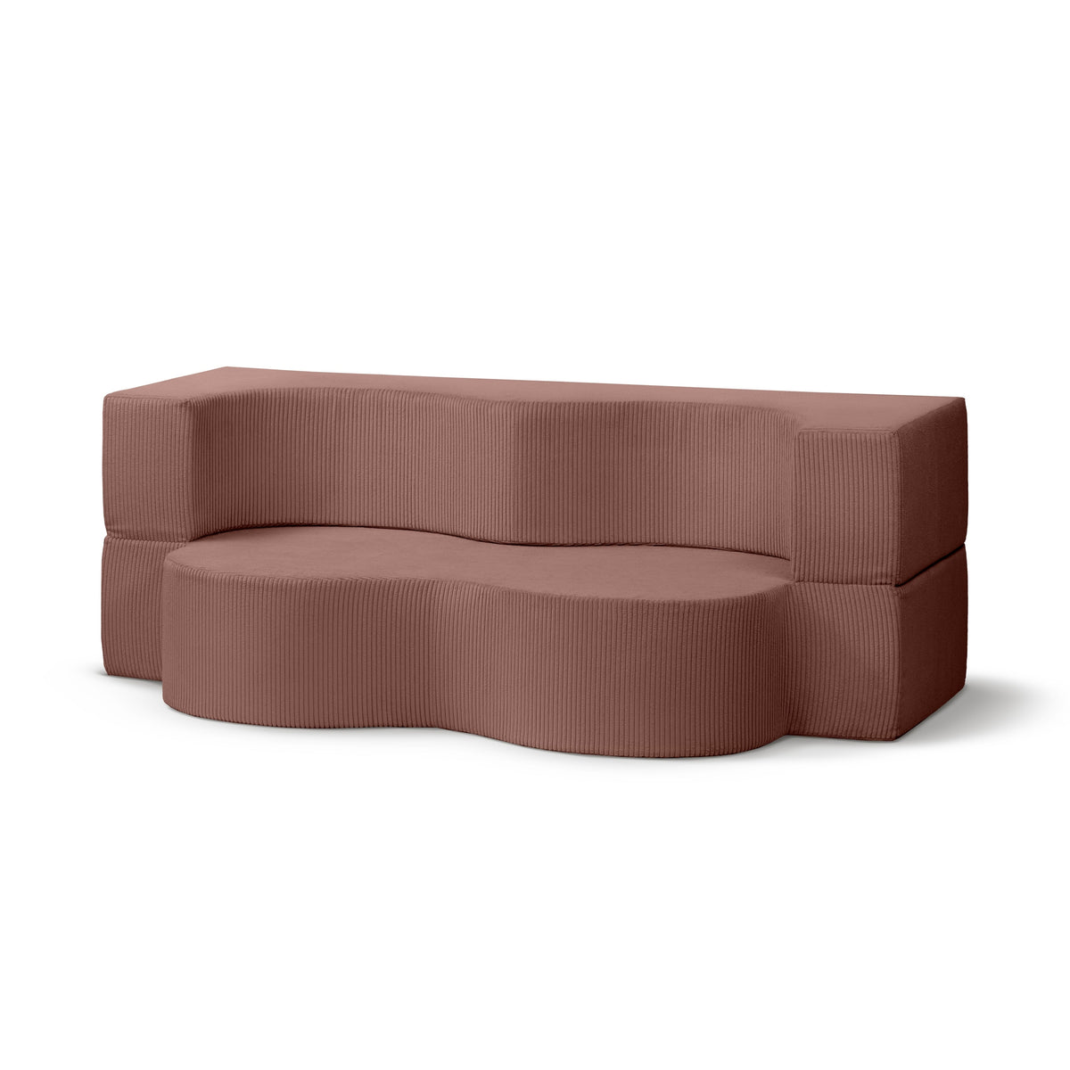 Kamelia Freestanding Foam Sofa Bed 200 cm, Japandi Style – Brick Warmth (POSO 29)