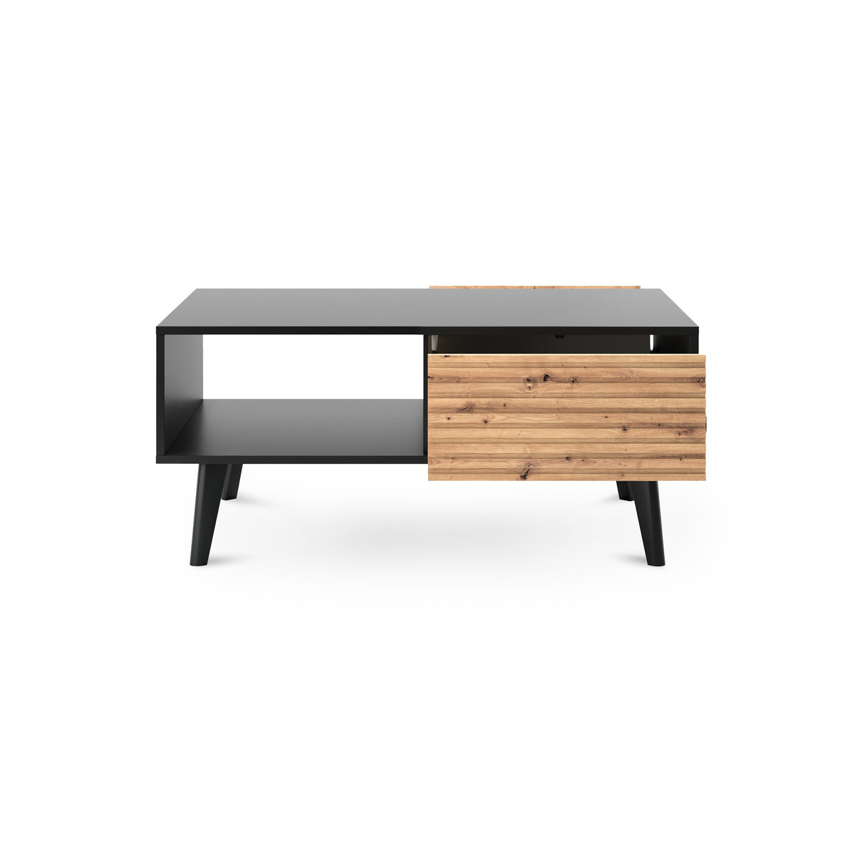 Las Coffee Table 104x48 cm with Drawer, Loft Style – photo 4