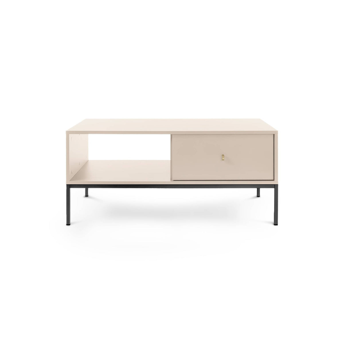 Kviat Coffee Table 104x47 cm with Drawer, Modern Classic Style – photo 5