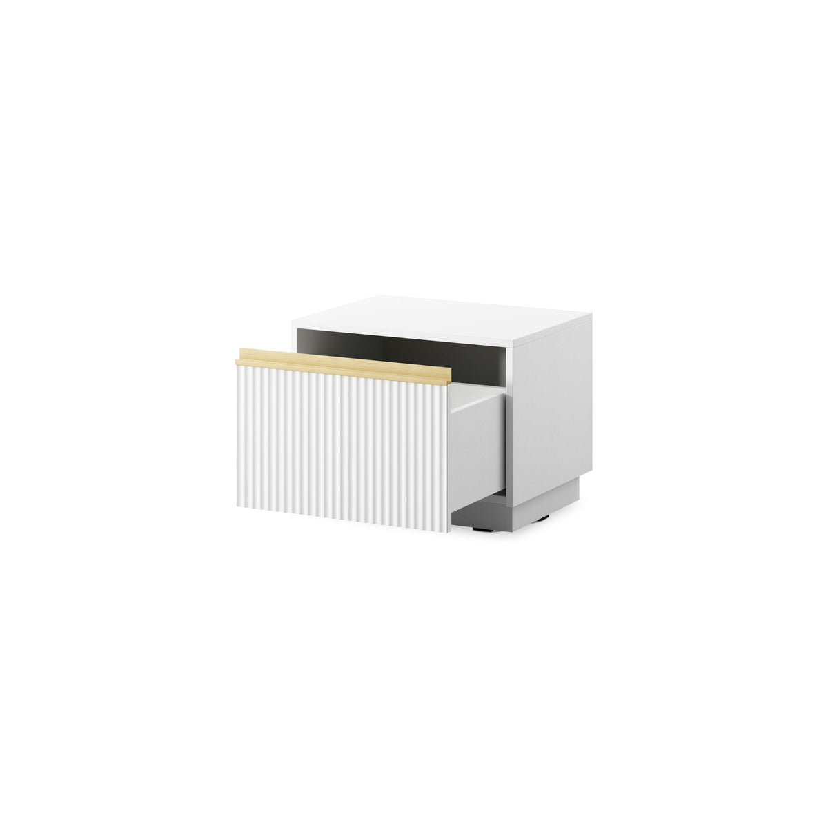 Westa Bedside Table 54x42 cm, Glamour Style – photo 7