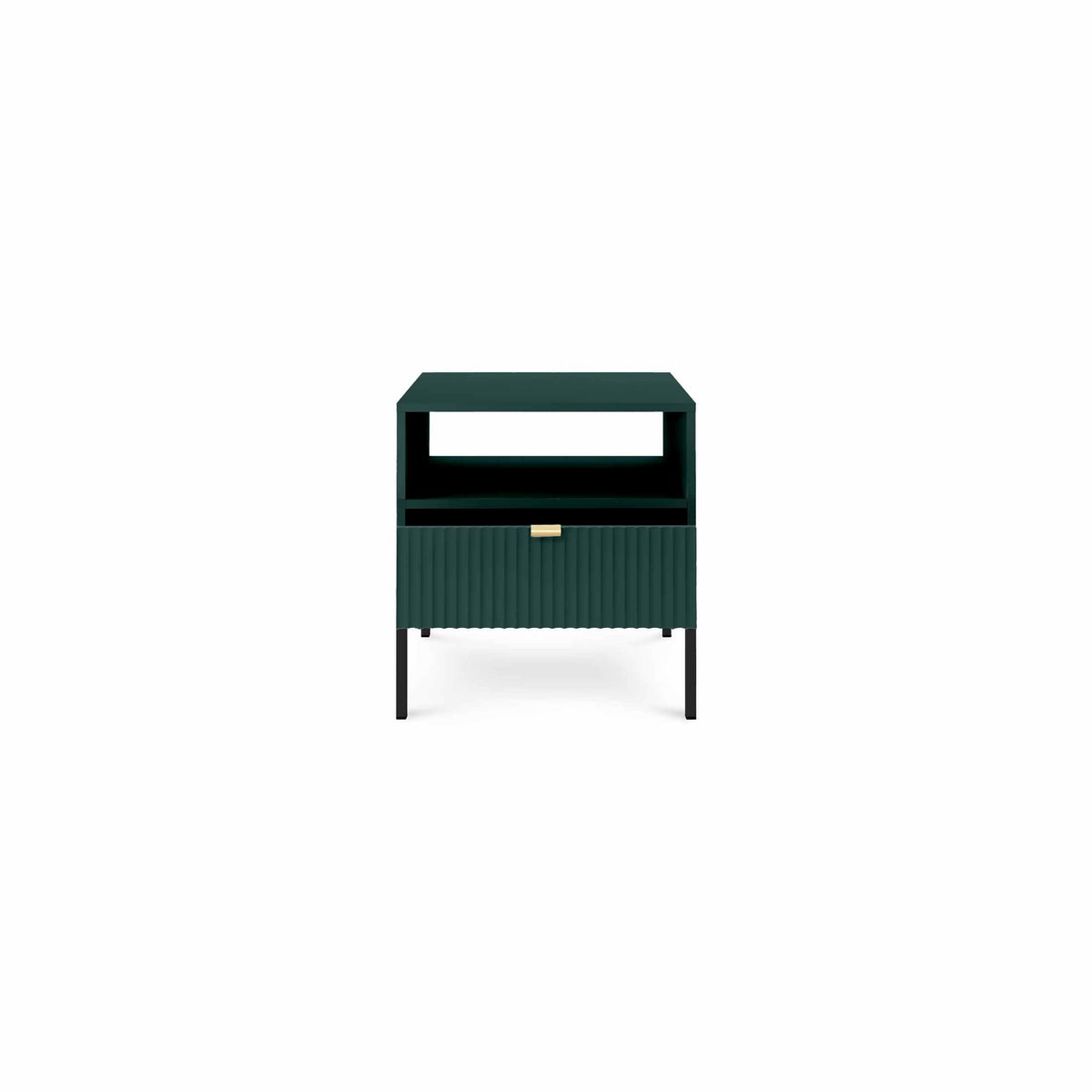 Roza Bedside Table with Drawer 54x56 cm, Glamour Style – photo 26