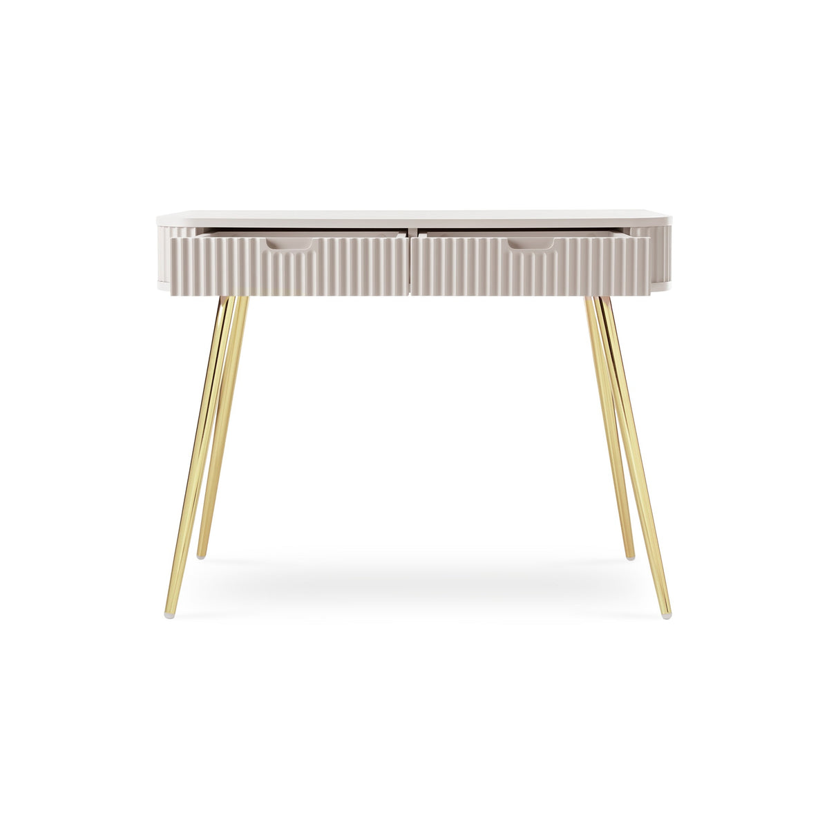 Eva Dressing Table with 2 Drawers 103x80 cm, Modern Style – photo 8