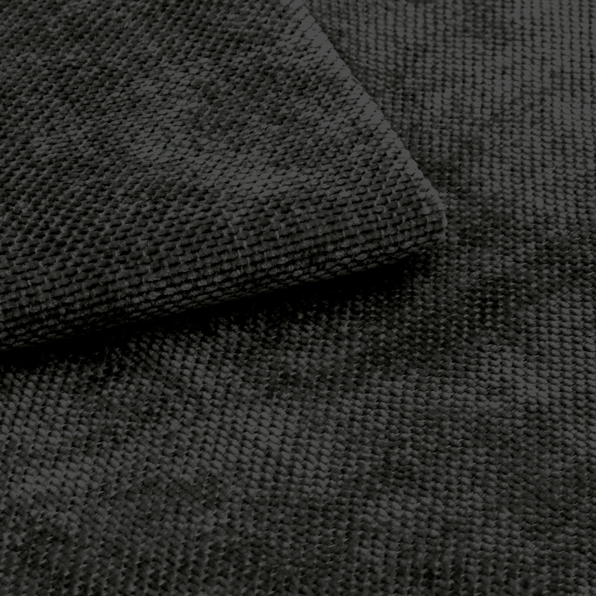 Fabric sample VEGA Velvet Black (VEGA 15)