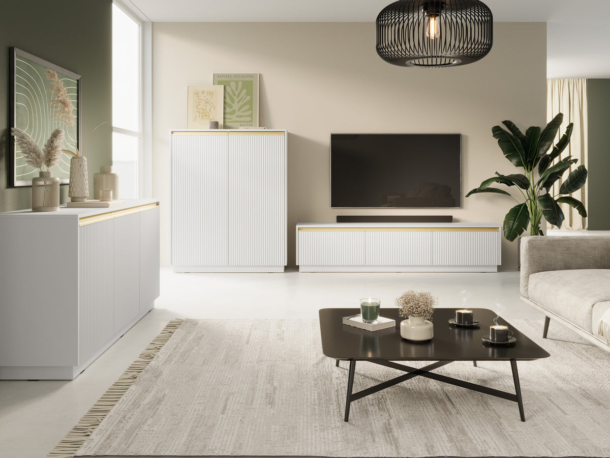 Westa Sideboard 154x72, Modern Style – in a room setting