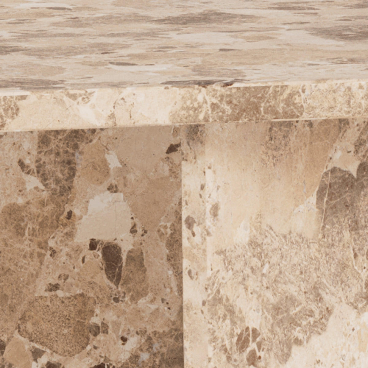 Plaris Coffee Table 140x42 cm, Elegant Style – close-up of details and texture