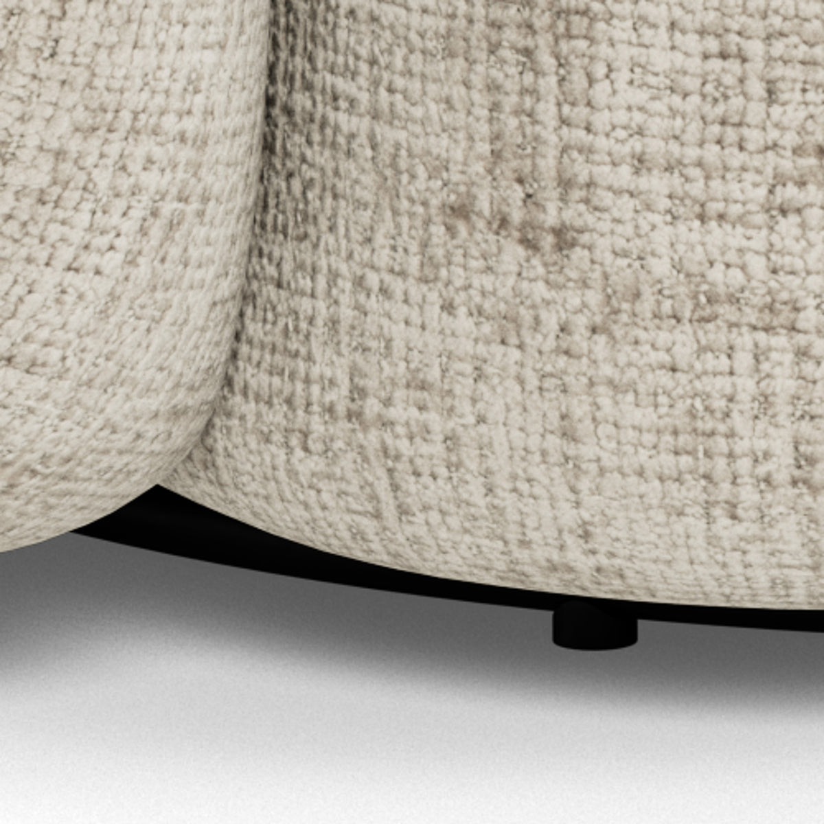 Setum Swivel Armchair with Soft Seat, Modern Style – close-up of details and texture