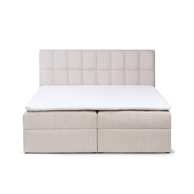 Bazy Continental Divan Bed with Storage, Glamour Style – front view