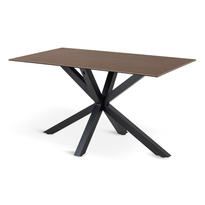 Oryss Dining Table 135x80 cm, Modern Style – Warm Taupe