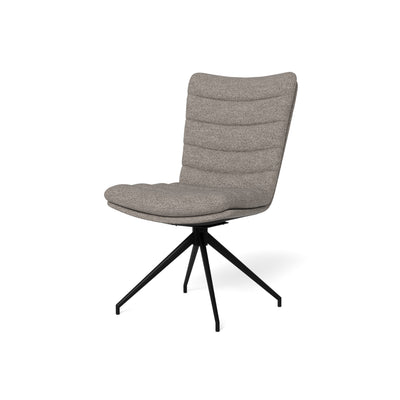 Ondris Set of Two Swivel Chairs, Modern Style – Light Grey
