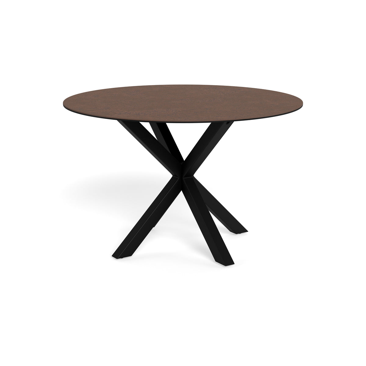 Stela Round Dining Table 119x76 cm, Modern Style – Rusty Stone