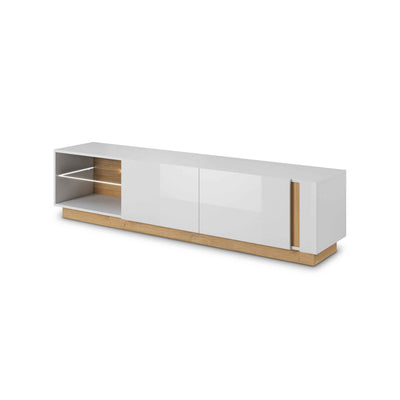 Armelia TV Unit / TV Stand 188x46, Glamour Style – angled view | Pillovely