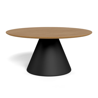 Talin Round Coffee Table Ø85 cm, Soft Loft Style – Matte Black
