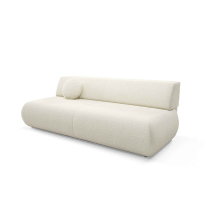 Puentro Sofa Bed 140x200 with Storage, Modern Style – angled view | Pillovely