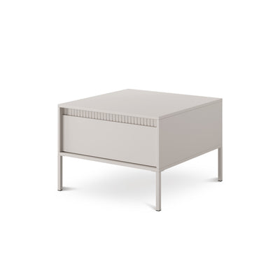 Senra Coffee Table 68x48 cm with Drawer, Minimalist Style – angled view | Pillovely