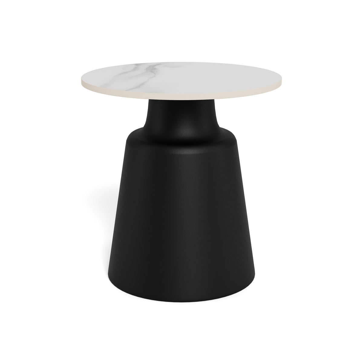 Fumor Round Coffee Table Ø45 cm, Modern Style – Matte Black