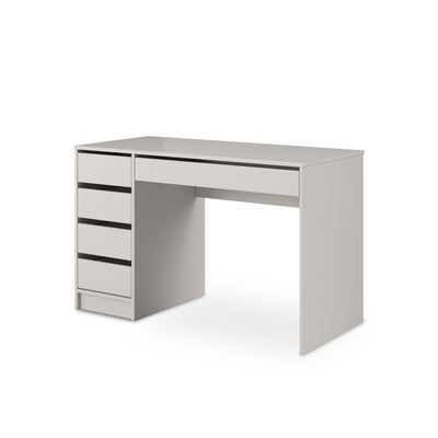 Adia Desk with Drawers 120x75 cm, Minimalist Style – Cashmere