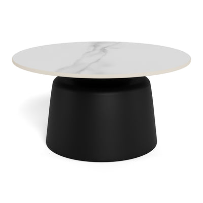 Fumor Round Coffee Table Ø70 cm, Modern Style – Matte Black