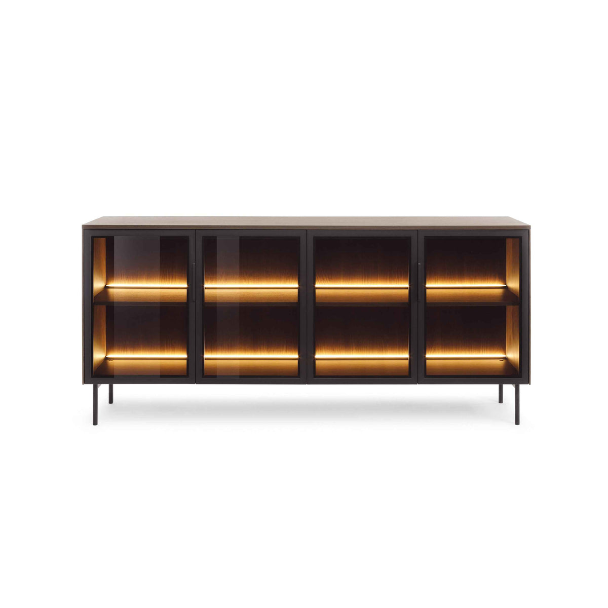 Lummer Sideboard with Doors 181x83, Elegant Style – front view