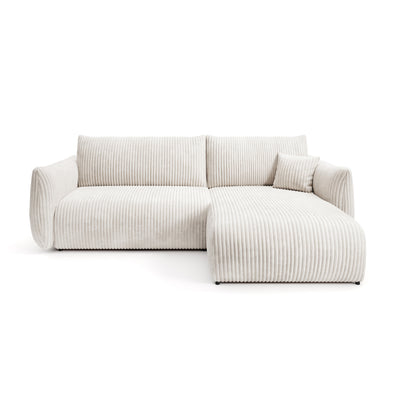 Alloro Corner Sofa Bed 257 cm, Modern Style – front view