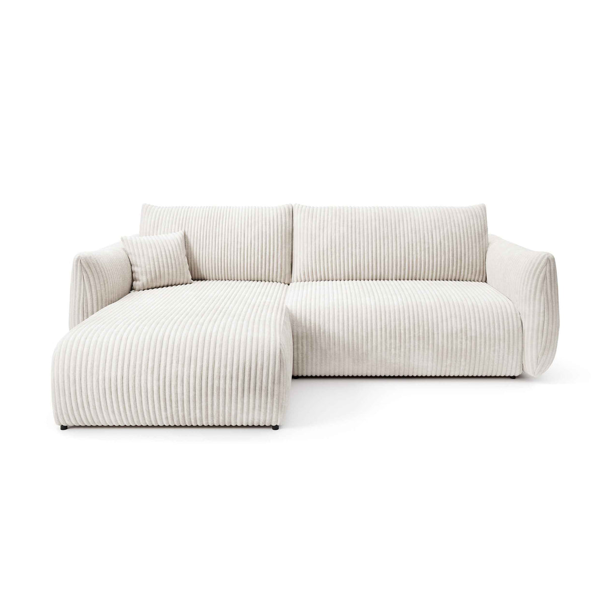 Alloro Corner Sofa Bed 257 cm, Modern Style – front view