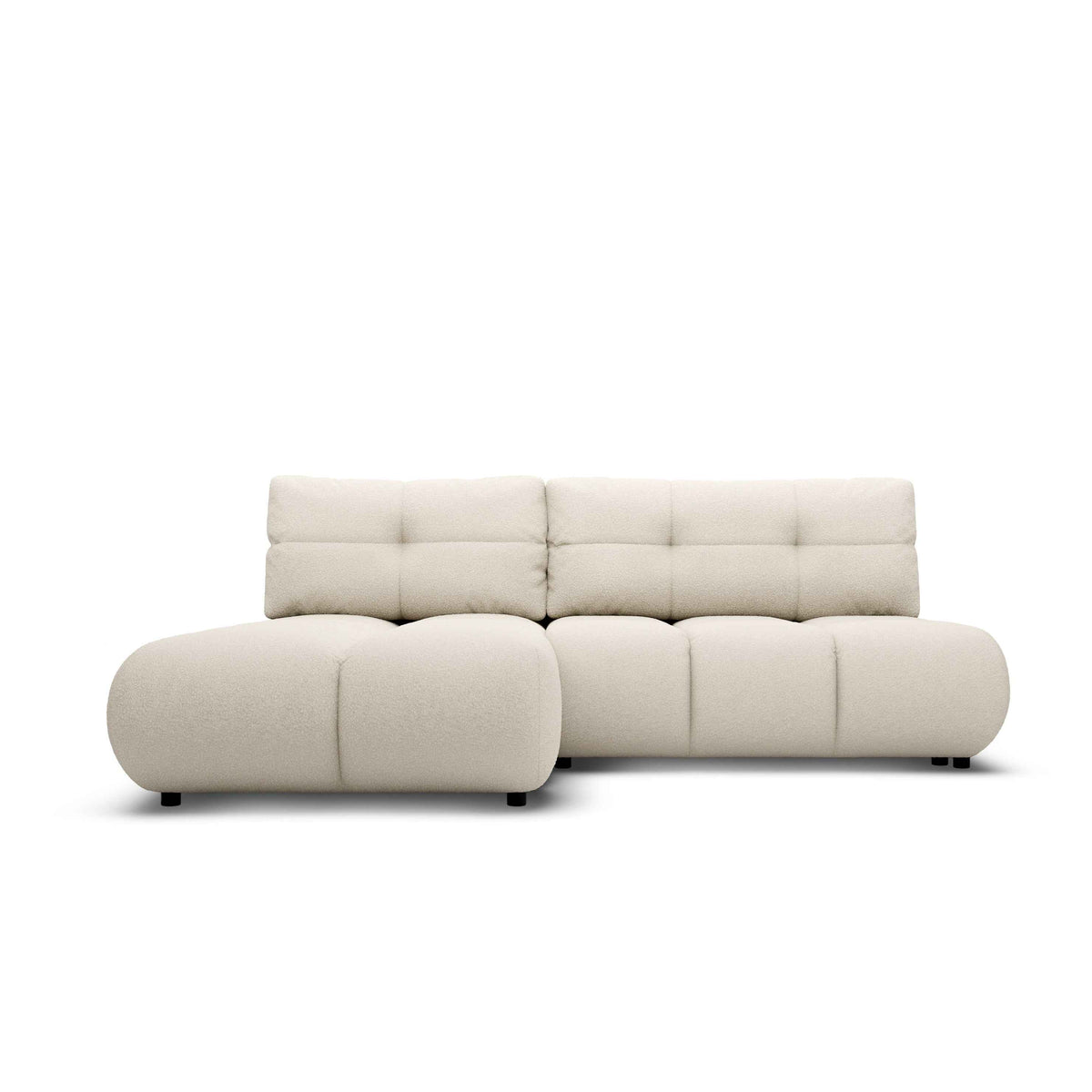 Milorya Corner Sofa Bed DL 230 cm, Modern Style – front view