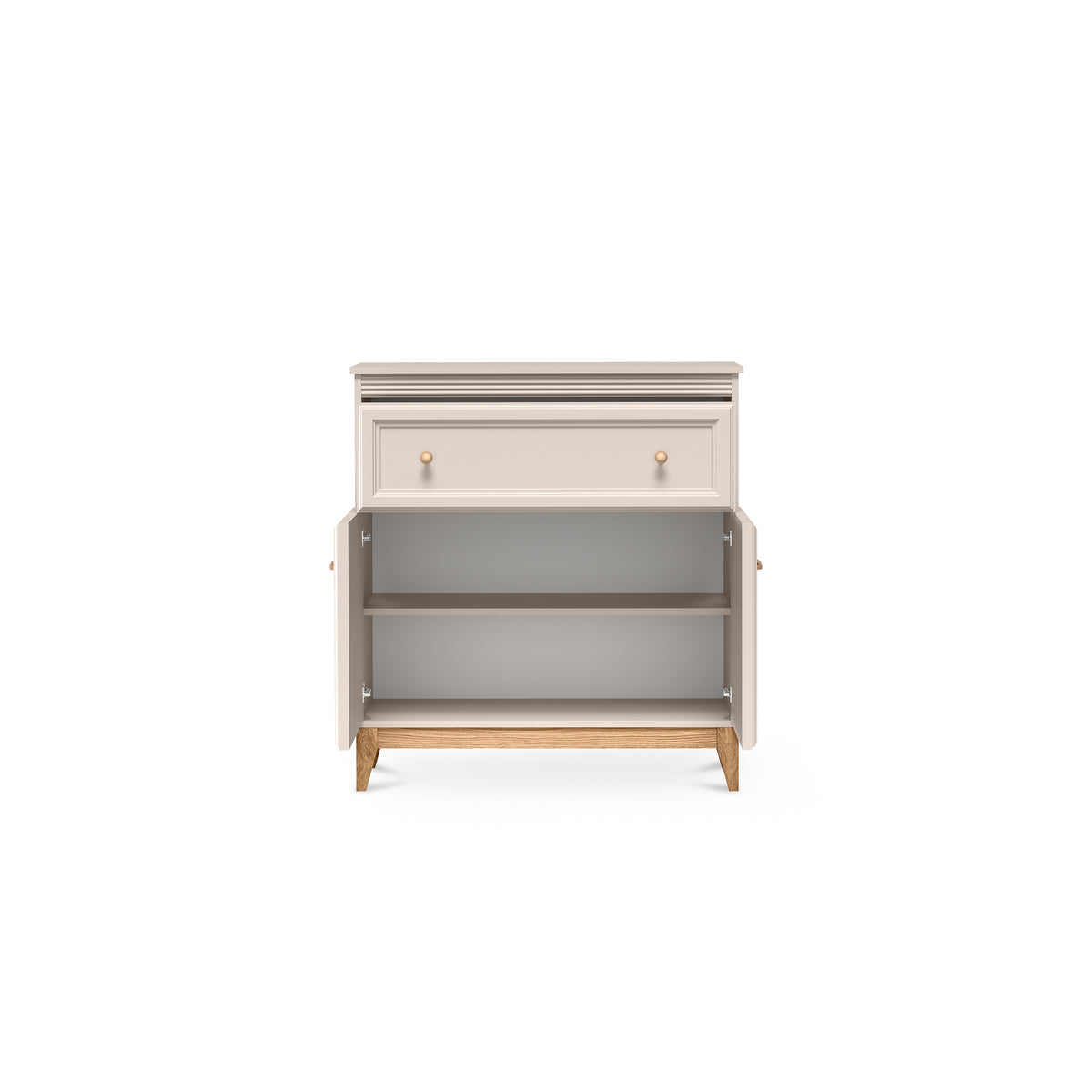 Dressoir Serena 92x100 voor de hal in klassieke stijl - met open fronten