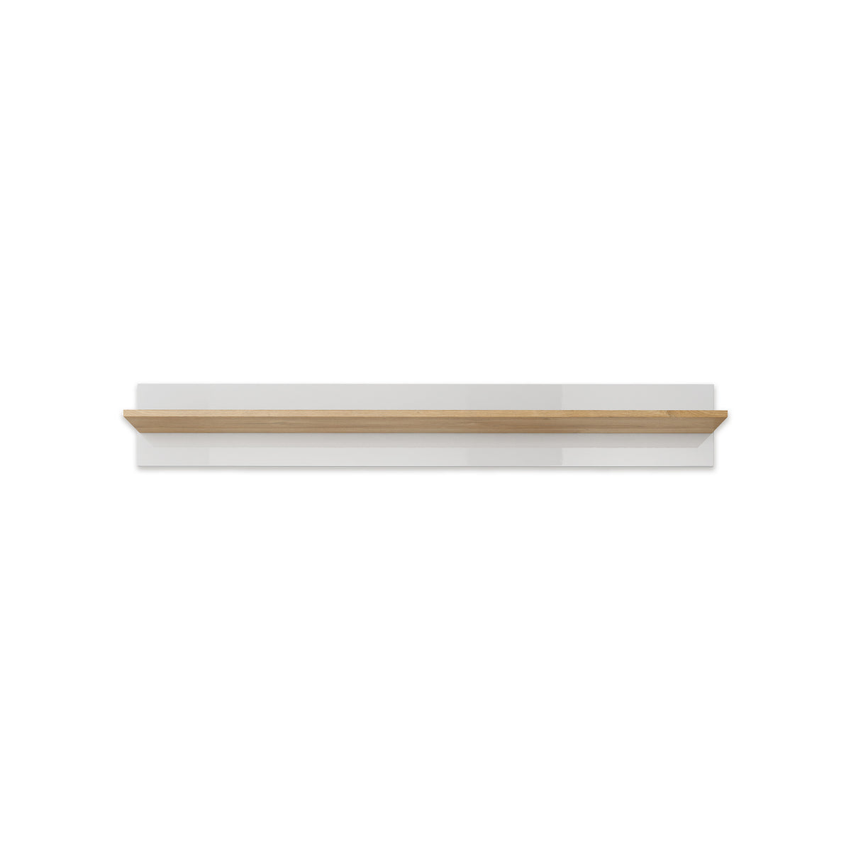 Armelia Wall Shelf for the Living Room and Bedroom 138x20 cm, Modern Style – Wall-mounted, Minimalist – front view