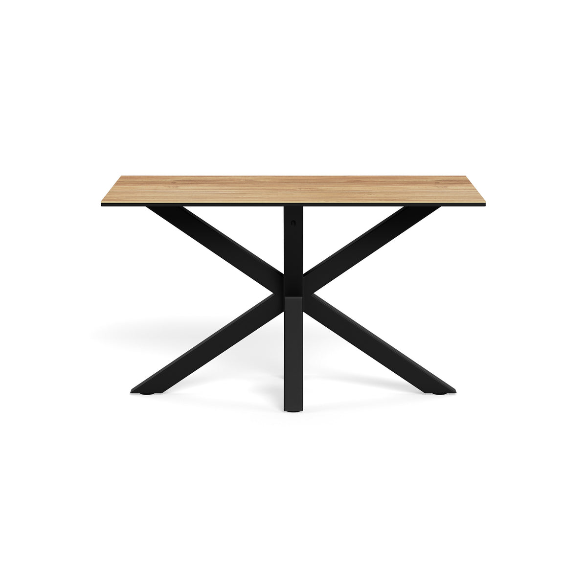 Oryss Classic Dining Table, Industrial Style – front view