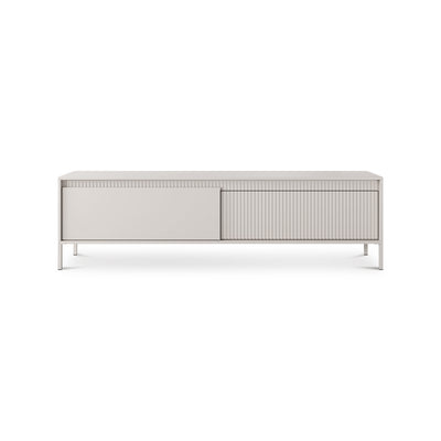 Senra 2-door TV Unit 187x53, Japandi Style – front view