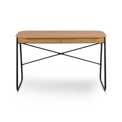 Astel-bureau 120x60 met twee lades in moderne stijl - vooraanzicht