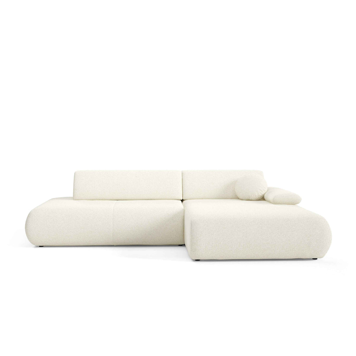Puentro 4 Seater Corner Sofa Bed, Minimalist Style – front view