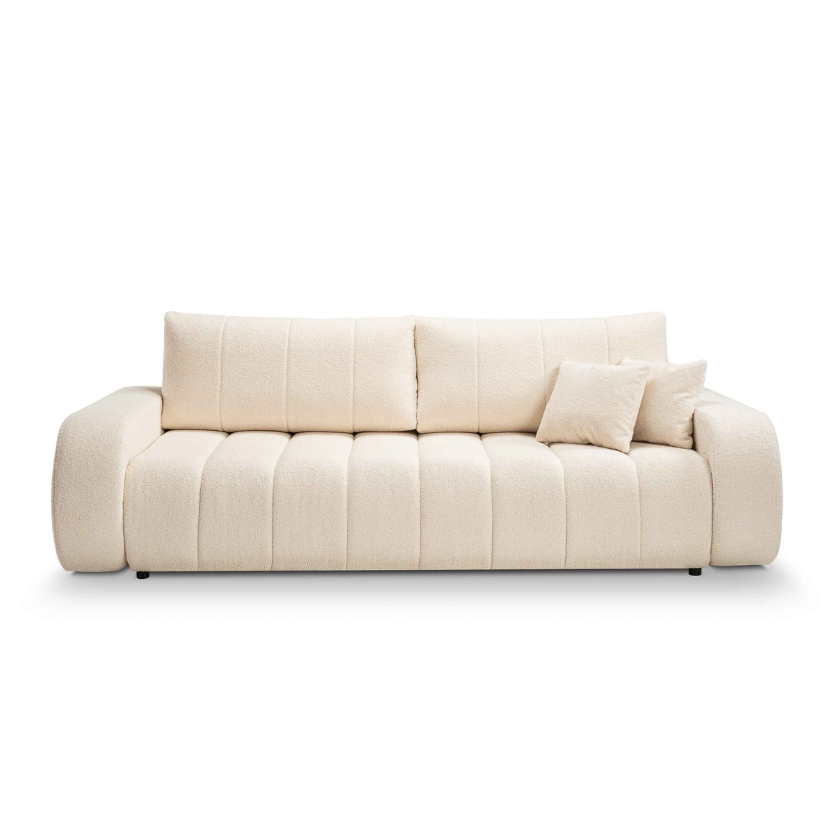 Baloa 3 Seater Sofa Bed 144x200, Scandinavian Style – front view