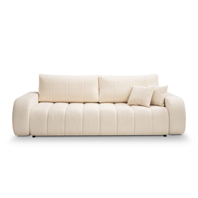 Baloa 3 Seater Sofa Bed 144x200, Scandinavian Style – front view