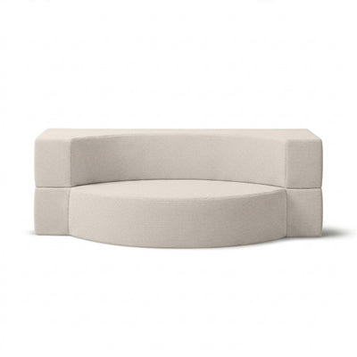 Lunaria Outdoor Foam Sofa 200x100x70 cm in Japandi Style in Harris Outdoor Fabric – front view