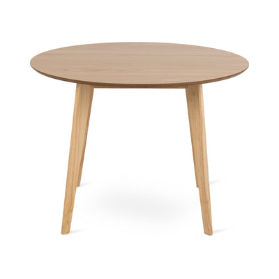 Krel Round Dining Table 105x76 cm, Scandinavian Style – front view