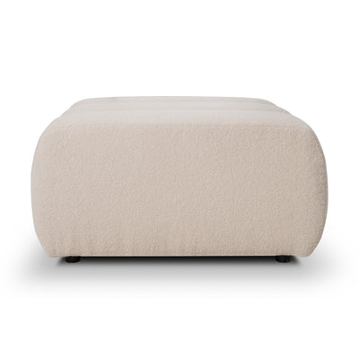 Baloa Relaxation Pouffe 82x41 cm, Organic Modern Style – side view