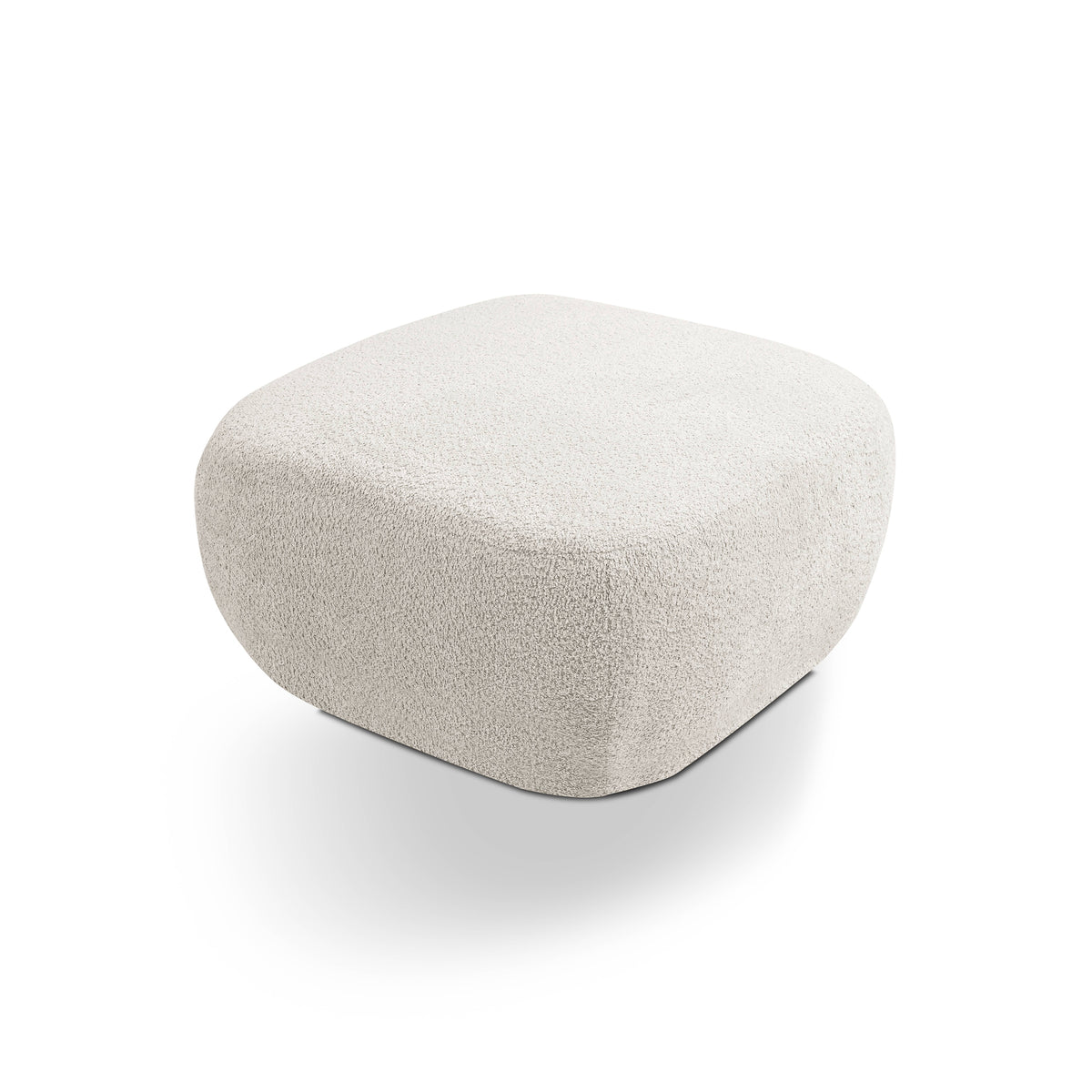 Olemo Pouffe in Organic Modern Style 75×39 cm, Abriamo Fabric – photo 4