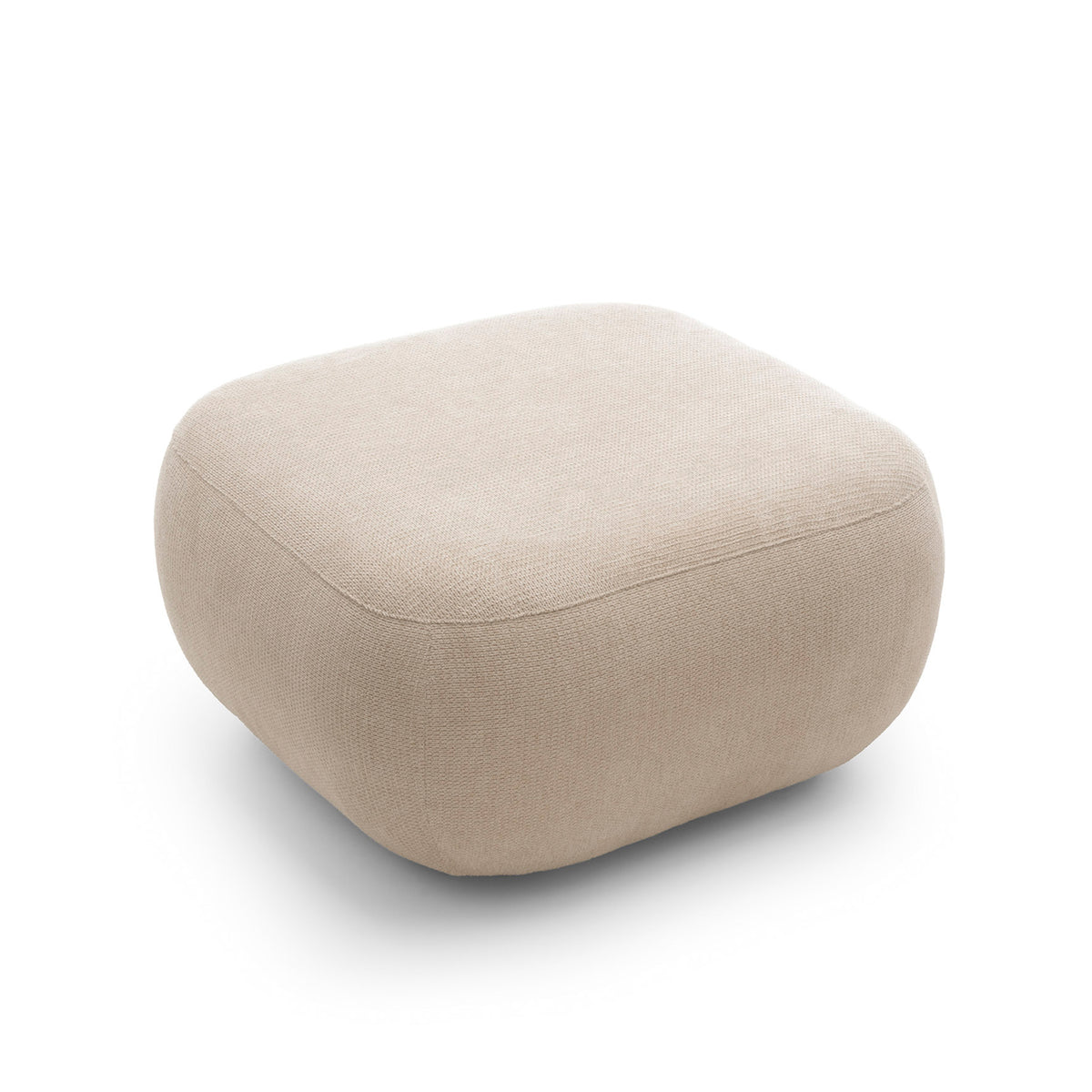 Olemo Relaxation Pouffe 75x39 cm made of PUR Foam, Japandi Style, Aragon Fabric – photo 4