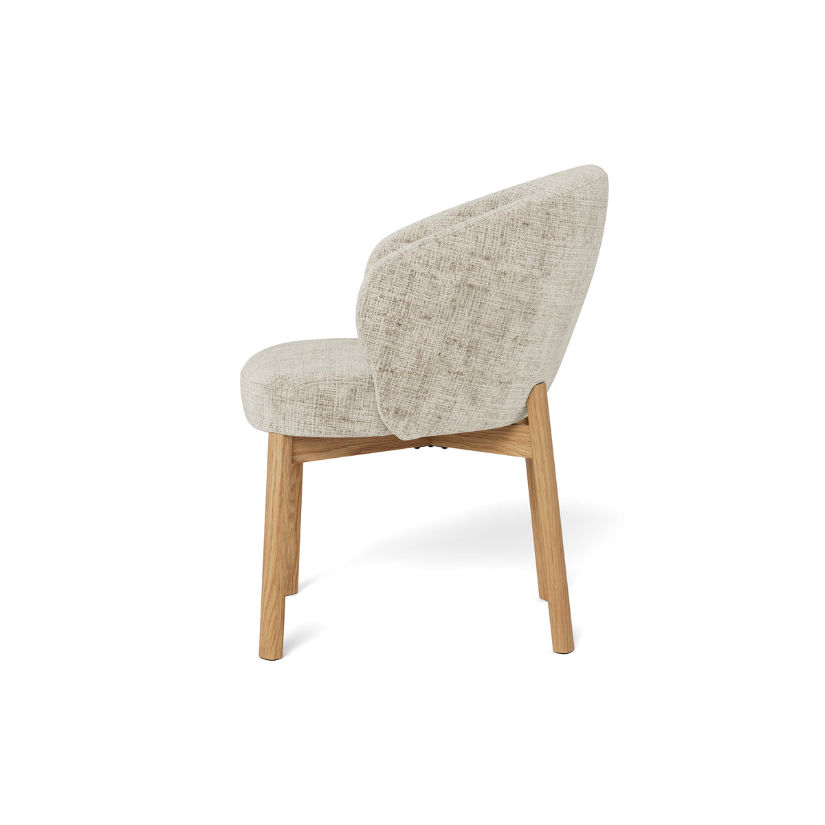Melor Set of Two Chairs with Armrests, Modern Style – side view