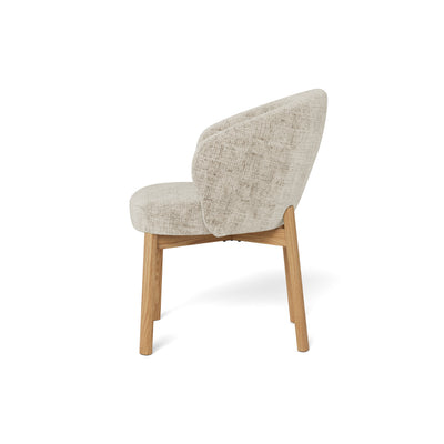 Melor Set of Two Chairs with Armrests, Modern Style – side view